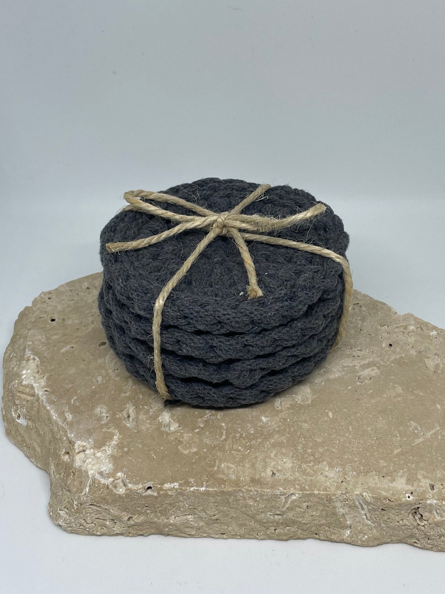 Circle Crochet Coaster Set