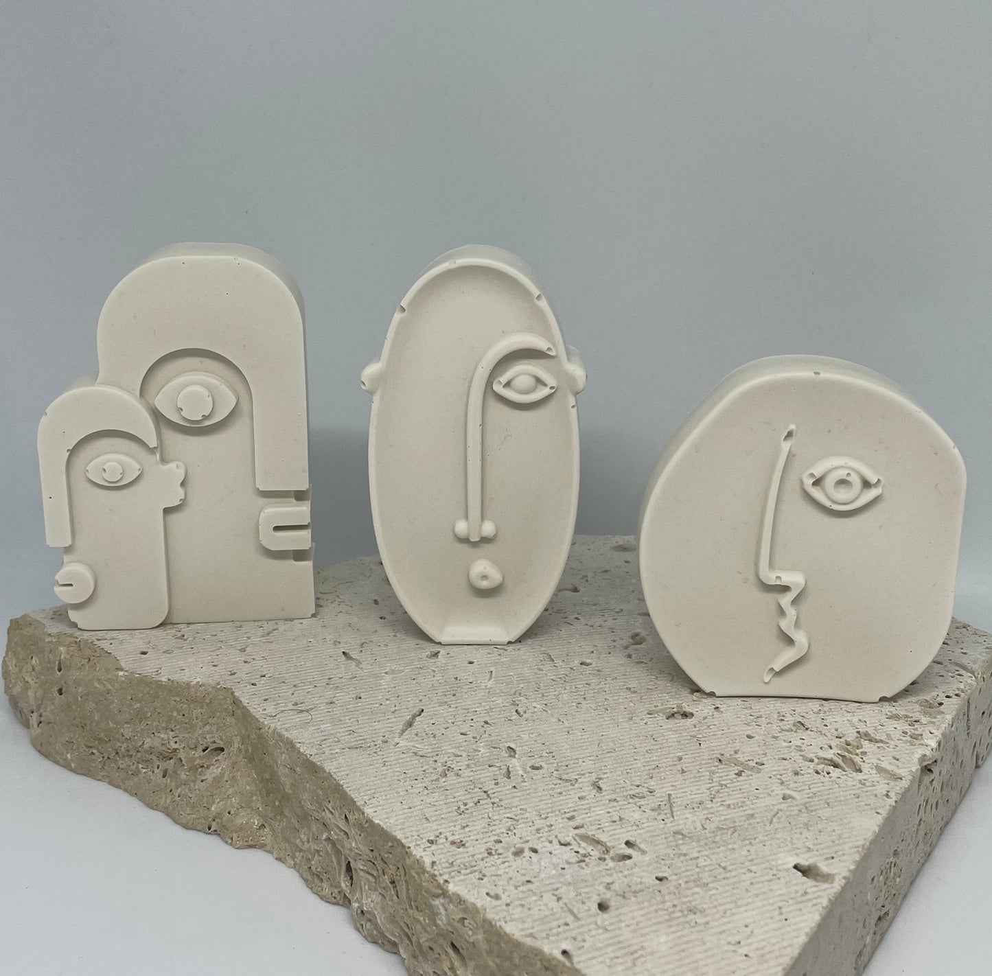 "The Expression" Sculpture Trio