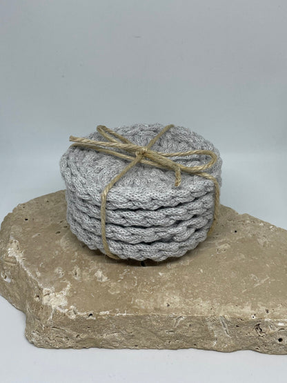 Circle Crochet Coaster Set