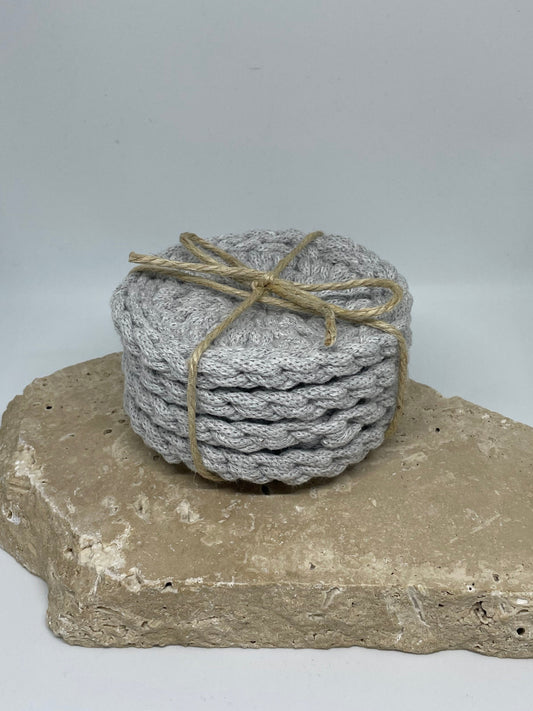 Circle Crochet Coaster Set